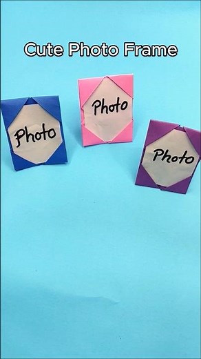 DIY Cute Paper Photo Frame | Easy Handmade Photo Frame Idea | Nasrin Art and Craft