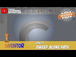 Inventor How To Sweep Solid Along Path