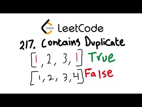 Leetcode - 217 Contains Duplicate بالعربي Java