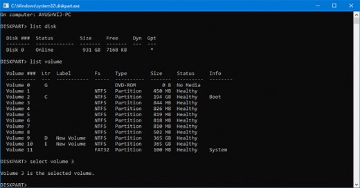 How to delete a Volume or Drive Partition in Windows 11
