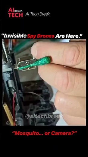 “Tiny Spy Drones That Look Like Insects — The Invisible Future of Surveillance”