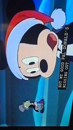 Jiminy Cricket in the Disney's Mickey's Magical Christmas vhs