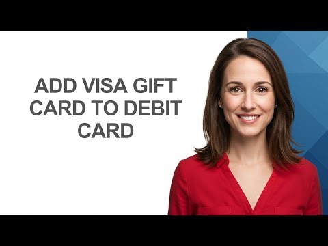 Add Visa Gift Card To Debit Card - AshleyHowTo