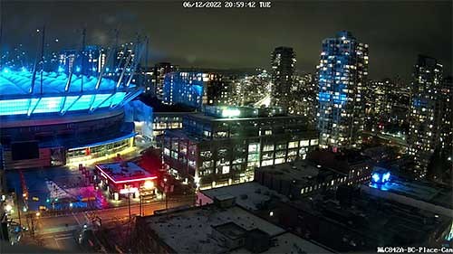 BC Place Cam, Vancouver