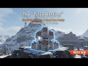 ⚔️ The “Titan Bastion” – Unraidable Rust Trio & Squad Base Design | Ultimate Defense Fortress