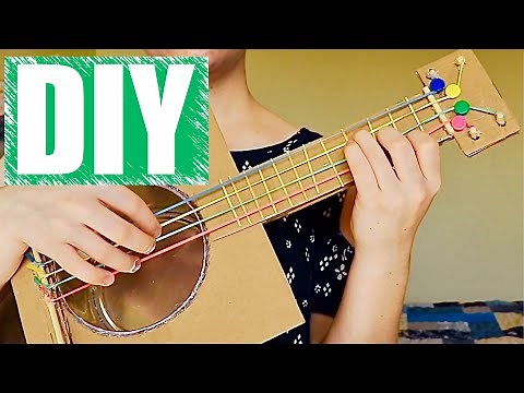 HOW TO make your own UKULELE that ACTUALLY WORKS | UPCYCLED MUSIC
