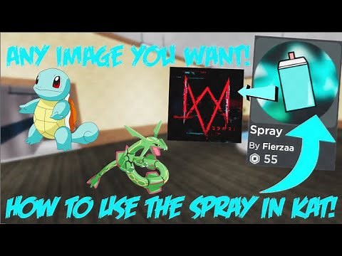 (Tutorial) How To Use the Spray Paint in KAT [Roblox]
