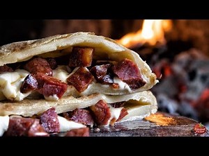 The unique Facebook season - Almazan Kitchen: Original! Your favorite OLD Almazan Kitchen videos in a short format! We bet most of the newcomers have missed the beginning of Almazan Kitchen! Simple yet delicious calzone with homemade Kulen and white cheese! | AlmazanKitchen