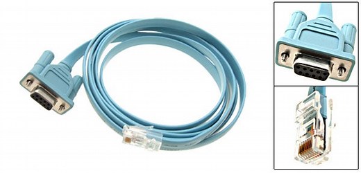 Simple RJ45  DB9 Cisco Console Cable