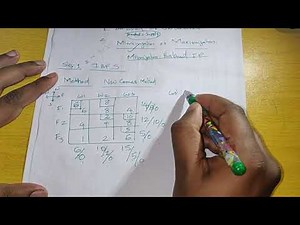 Transportation Problem by North West corner, Least Cost , VAM Methods ( Part 1)(MALAYALAM)