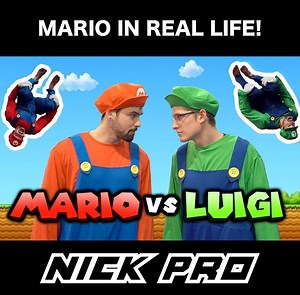 6.2K views · 175 reactions | Who do you think won this parkour battle, Mario or Luigi? 樂 | Nick Pro | Facebook