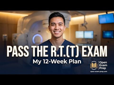 How to Pass the ARRT Radiation Therapy Exam in 2026 (Free 12-Week Study Plan)