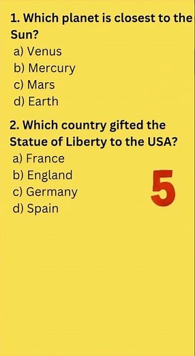 Test Your Brain! 🧠 Fun Quiz to Challenge Your Knowledge