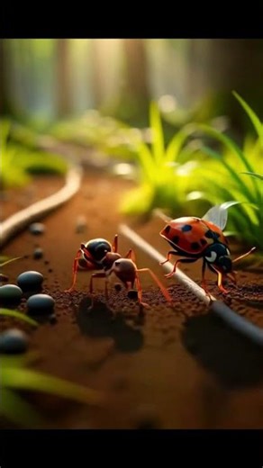 Ant vs Ladybug: The Ultimate Mini Race! 🐜🐞🏁