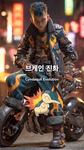 Power Ai on Instagram: "브케인 진화 의인화 - Cyndaquil evolution personification #cyndaquil #pokemon #pokémon #evolution #ai #powerai"