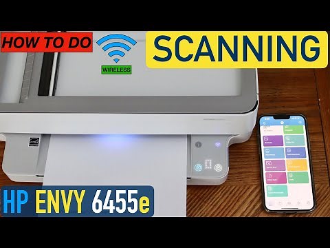 HP Envy 6455e Printer Scanning.