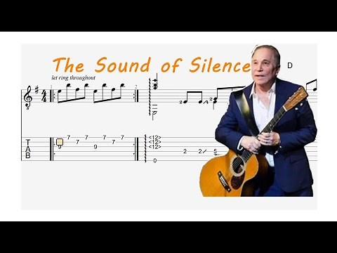 The Sound of Silence - Paul Simon Garfunkel -Guitar Tab | Fingerstyle |Guitar Tutorial