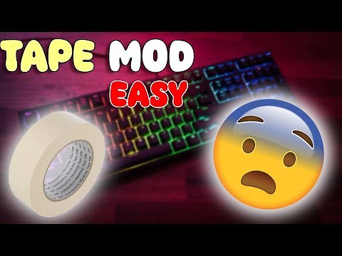 Keyboard Tape mod - Quick Tutorial