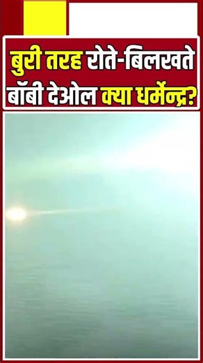 Dharmendra news: बुरी तरह रोते-बिलखते बॉबी देओल क्या धर्मेन्द्र? #dharmendra #bobbydeol #viralvideo