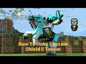 How to Make Custom Shield & Totem in Minecraft | Complete Step-by-Step Guide