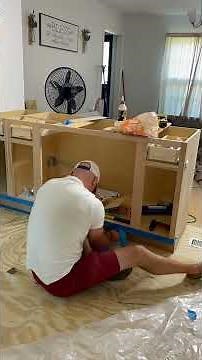 Ep.51 1970s KITCHEN RENOVATION | DONE installing hampton bay unfinished cabinets! | Kitchen makeover