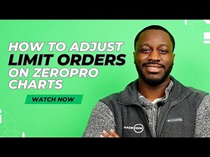 How To Adjust Your Limit Orders On ZeroPro Charts