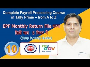VID 10 | EPF Monthly Return File कैसे करें | EPF ECR Payment Step by Step| EPF ECR 2025 | KS ACADEMY
