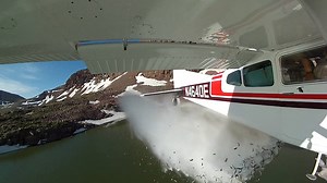 Spring aerial fish stocking at East Red Castle in the Smith's Fork Drainage of the North Slope of the Uintas. #ThrowbackThursday | Utah Division of Wildlife Resources