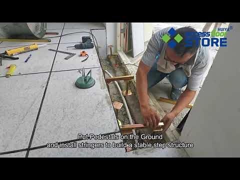 🛠How To Install Raised Floor? | Huiya Access Floor System Installation - AccessFloorStore.Com