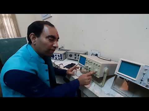 Study of CRO - Experiment in practical Lab Cathode Ray Oscilloscope