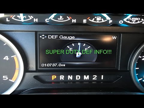 2019 Ford F250 - 6.7 - DEF Information