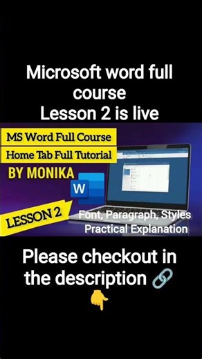 Microsoft word full course | Lesson 2- Home tab complete explanation with practical guide #msword