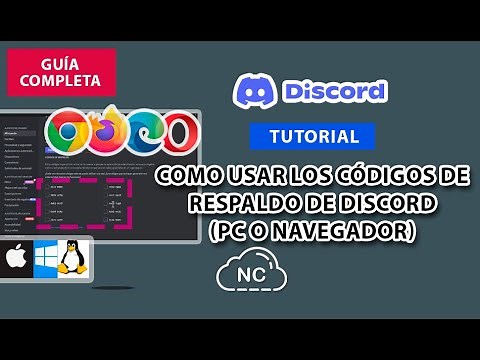 COMO USAR LOS CÓDIGOS DE RECUPERACIÓN DE DISCORD