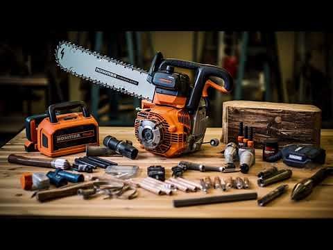 How to replace a chainsaw chain on a Stihl 180