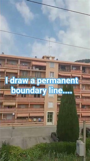 Permanent boundary line... #travel #southerneurope