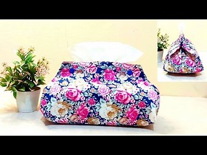 This Unbelievable Sewing Trick is Very Easy to Make Rectangle Tissue Box Cover🎄Great Sewing Tutorial