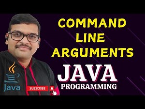 COMMAND LINE ARGUMENTS - JAVA PROGRAMMING