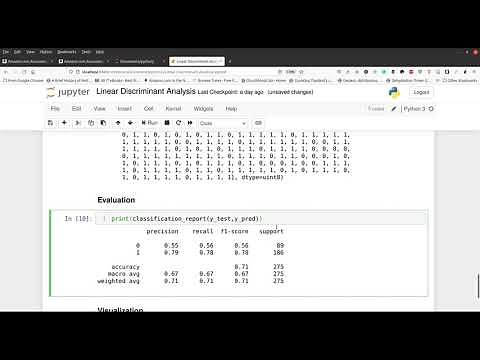 Linear Discriminant Analysis with Python