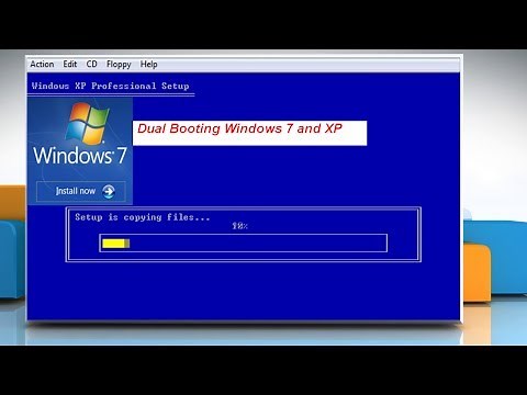 How to dual boot Windows XP and Windows 7 operating systems