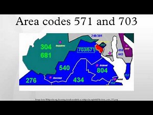 Area codes 571 and 703