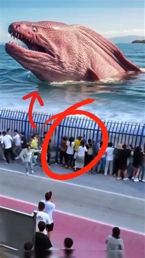 “People Shocked by Massive Ocean Creature!”