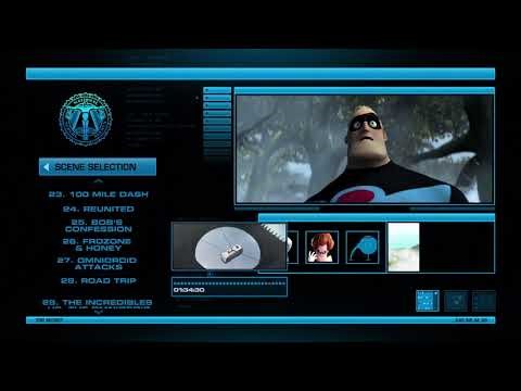 The Incredibles UK Blu ray Menu Walkthrough 2011
