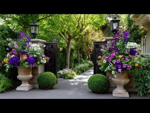 Stunning Entryway Landscaping Ideas | How to Style Small Front Yards with Arches & Gates