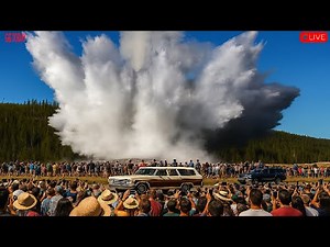 🌋 Yellowstone Steamboat Geyser's Powerful Eruption: The World's Largest Natural Phenomenon