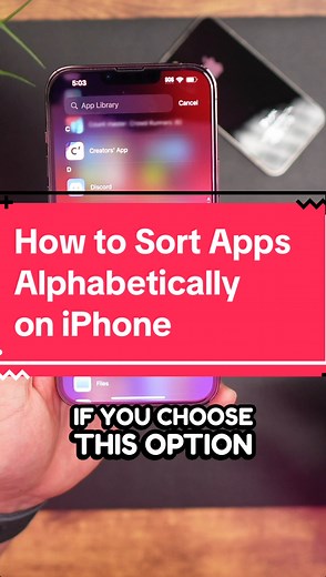 10K views · 294 reactions | How to Sort Apps Alphabetically on iPhone #iphoneapps #apparrangement #alphabeticallist #iphonesettings #iphonetransfer #iPhone15ProMax #iPhone | Hector Daniel Chavez | Facebook