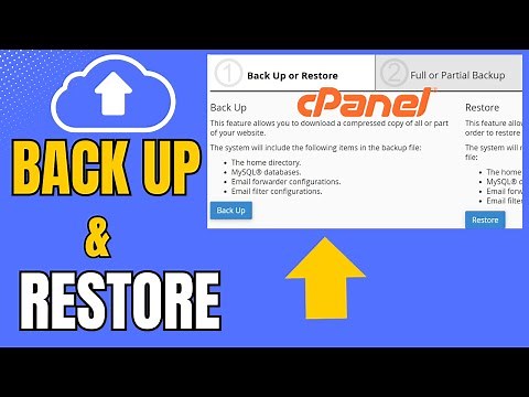 How To Backup And Restore Website Using Cpanel