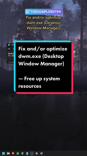 Fix and Optimize Desktop Window Manager (DWM.exe)