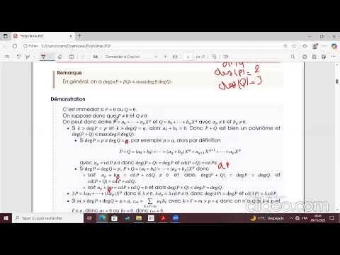 [PREPA 1 - 2025 / 2026] [MP/PC/PT/BG] [Algèbre] Polynômes et fractions rationnelles