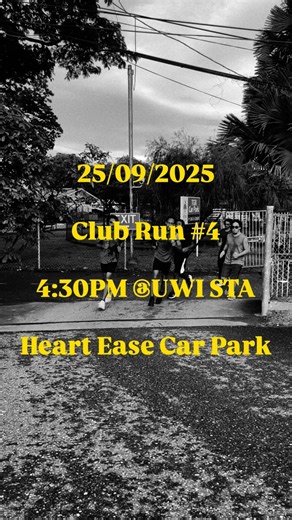 University Run Club 🇹🇹 on Instagram: "This Thursday!!!🏃‍♂️‍➡️🏃‍➡️🏃‍♀️‍➡️ . . . Run Because You Can! #university #runclub #run #health #fitness #community #trinidad #5km #parkrun #club"