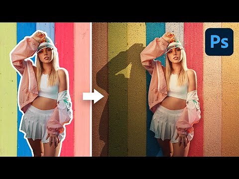 5 Steps to Make a Flat Background Look Realistic! - Photoshop Tutorial